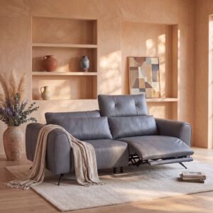 Miniatura 4 del producto Sofá relax 3 plazas piel