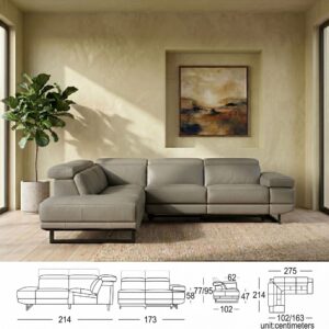 Miniatura 7 del producto Sofá rinconera relax piel
